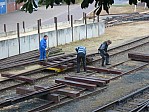 2009-09-29, Museumsbahn Weichenbau11.JPG